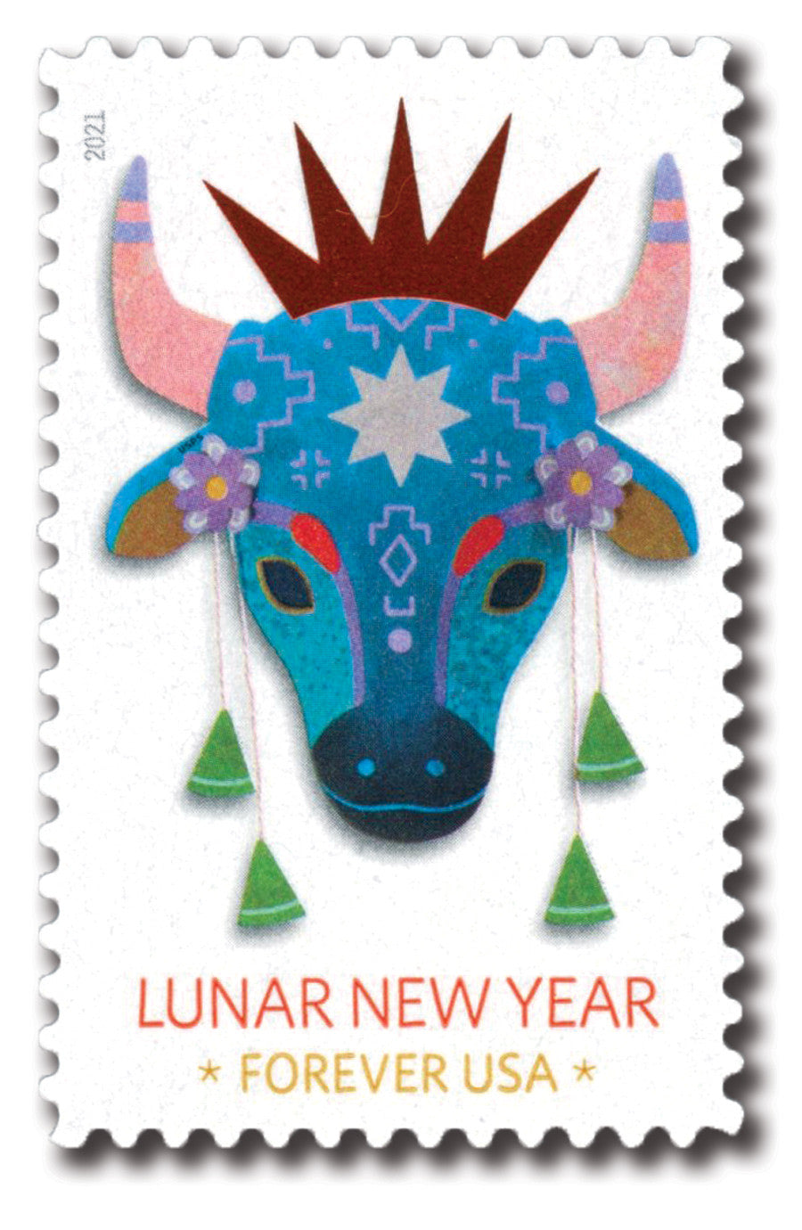 Lunar Year of the Ox Forever Stamps (5 Sheets) 100 stamps