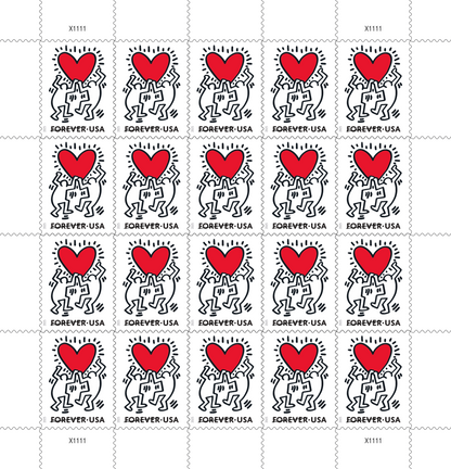 2025 Love Forever Stamps (5 sheets) 100 stamps