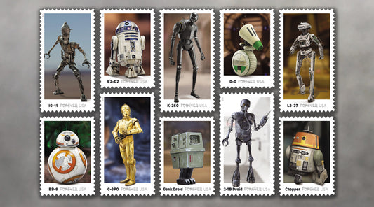 Star Wars Forever Stamps (1 Sheet) 20 Stamps